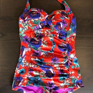 Seafolly boyleg one piece swimsuit